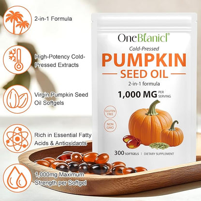 Pumpkin Seed Oil & Saw Palmetto Capsules