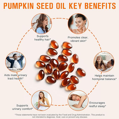 Pumpkin Seed Oil & Saw Palmetto Capsules